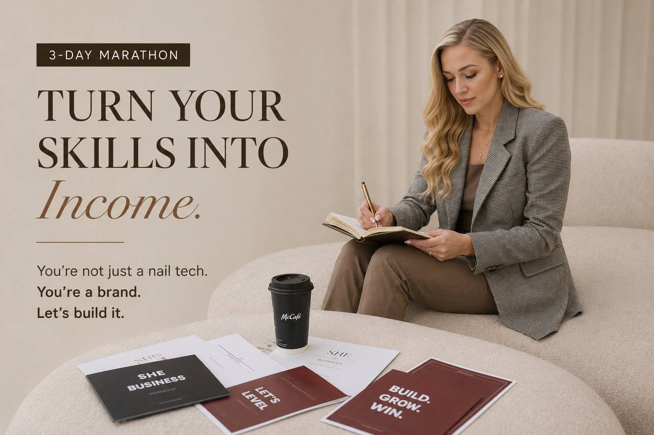 3 - Day Marathon - HOW TO START MAKING INCOME TODAY 22nd - 24th of June (Virtual Product) - Nail Artistry Melbourne | Professional Nail Supplies Melbourne