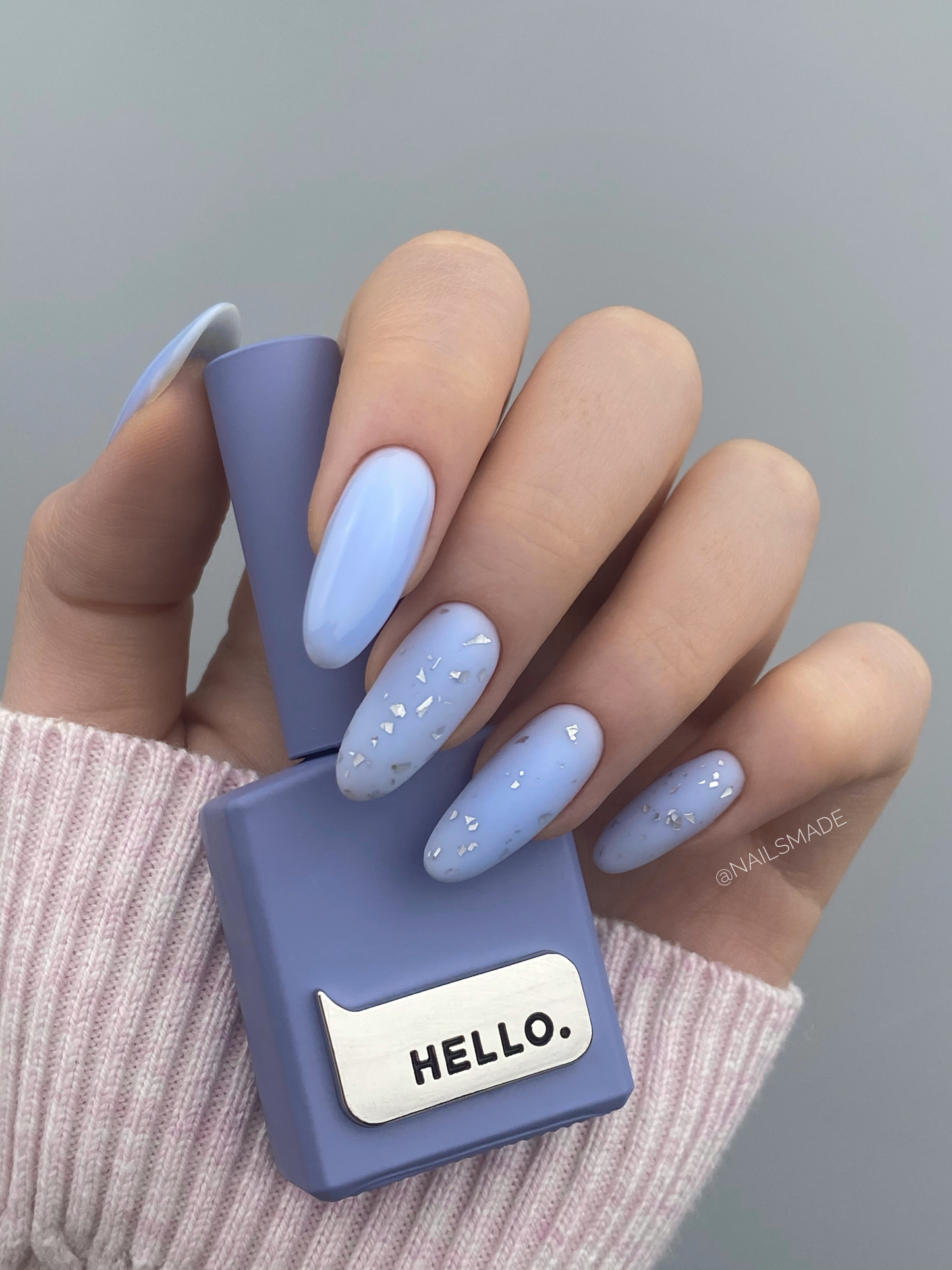 SILVER Flakes Glossy Top 15ml