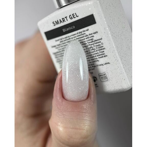 Bianco Smart Gel with Shimmer / Builder gel 15ml (Physical item) - Nail Artistry Melbourne | Professional Nail Supplies Melbourne