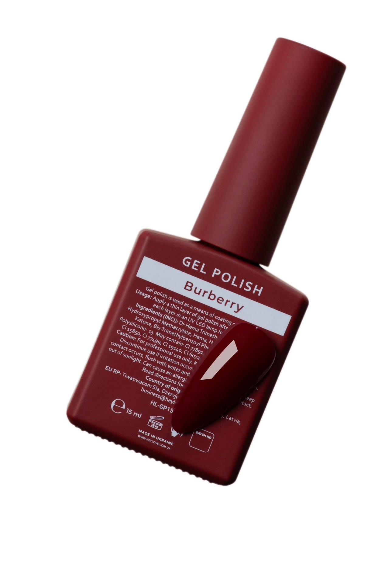 Burberry Gel Polish 15ml (Physical item) - Nail Artistry Melbourne | Professional Nail Supplies Melbourne