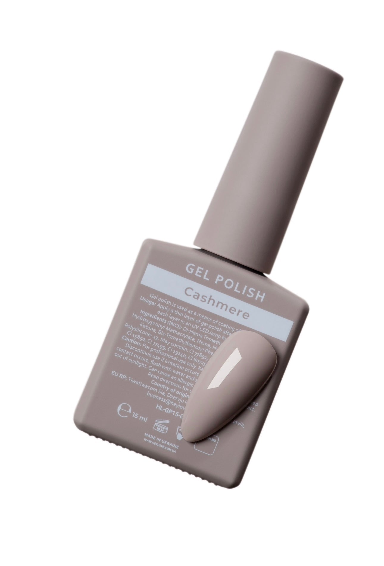 Cashmere Gel Polish 15ml (Physical item) - Nail Artistry Melbourne | Professional Nail Supplies Melbourne
