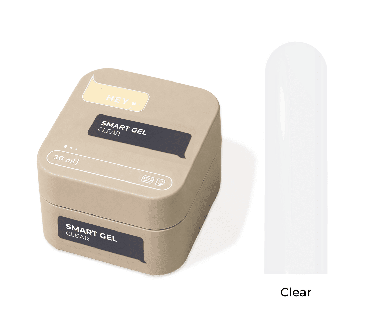 CLEAR Smart Gel / Builder gel (Physical item) - Nail Artistry Melbourne | Professional Nail Supplies Melbourne