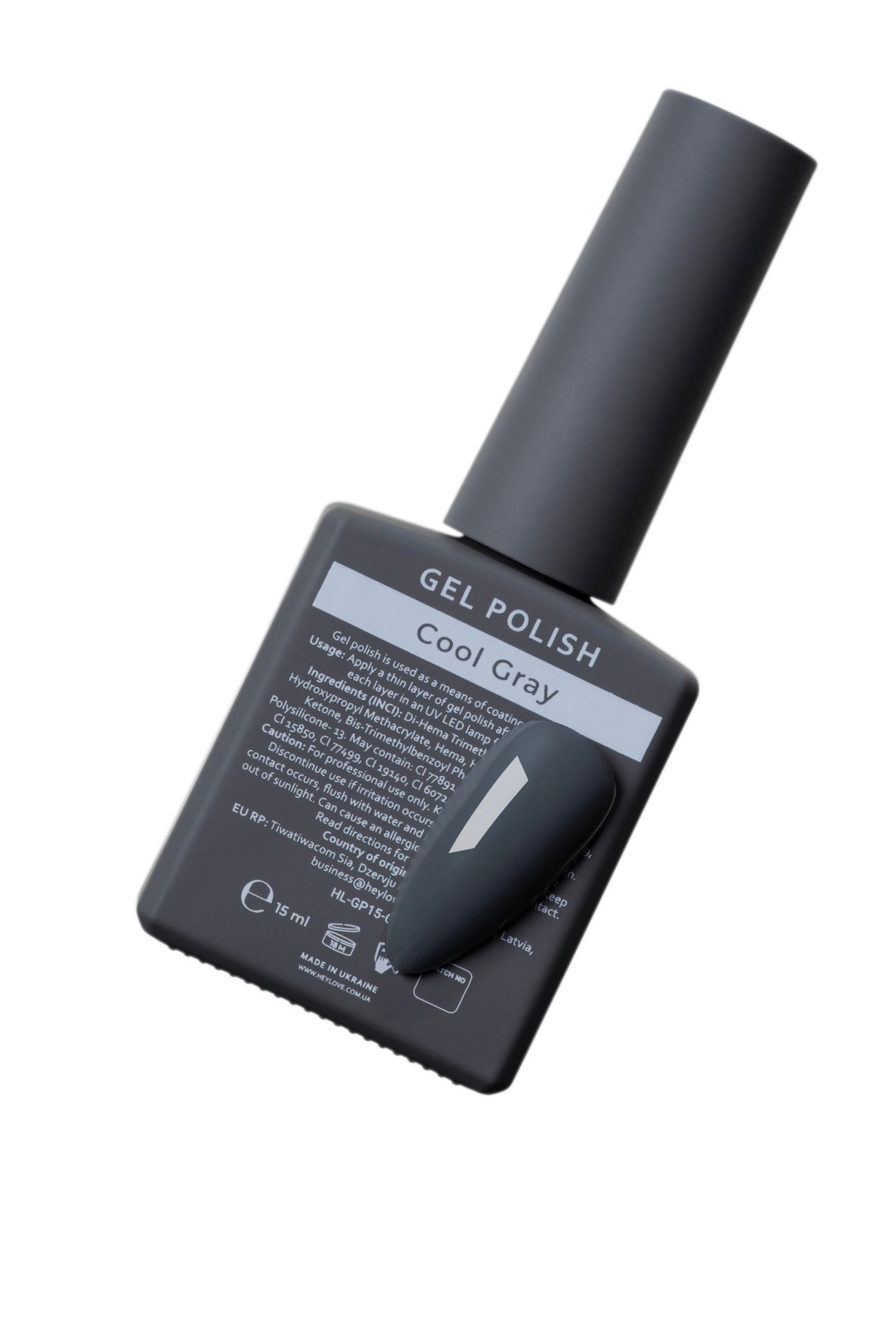 Cool Gray Gel Polish 15ml (Physical item) - Nail Artistry Melbourne | Professional Nail Supplies Melbourne