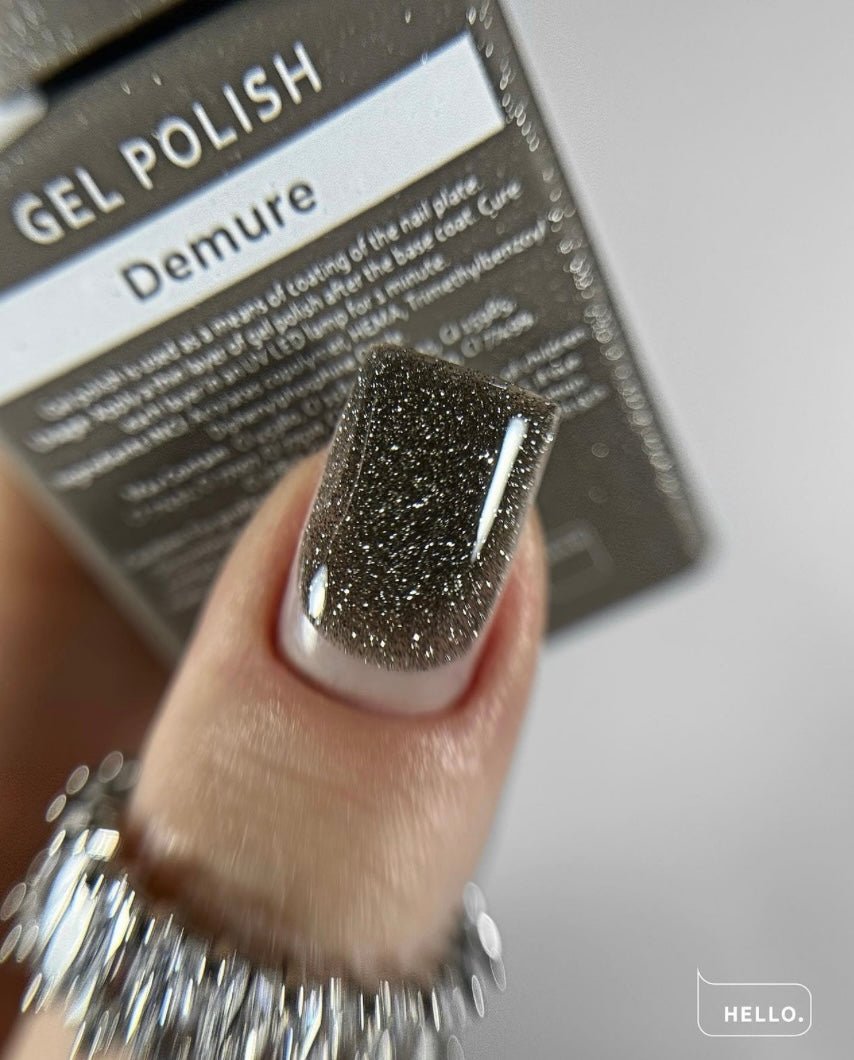 Demure Reflective Gel Polish 15ml (Physical item) - Nail Artistry Melbourne | Professional Nail Supplies Melbourne