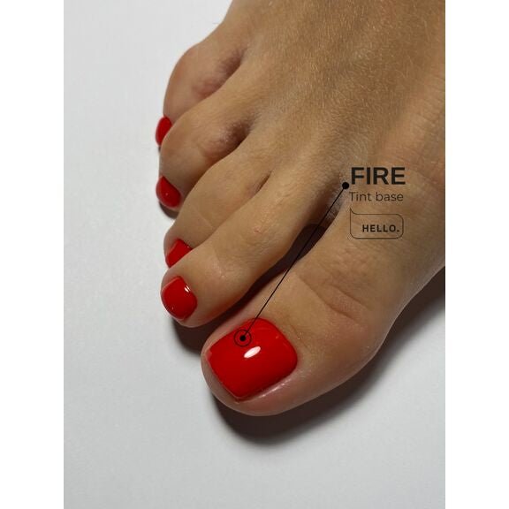 FIRE Tinted Base 15ml (Physical item) - Nail Artistry Melbourne | Professional Nail Supplies Melbourne