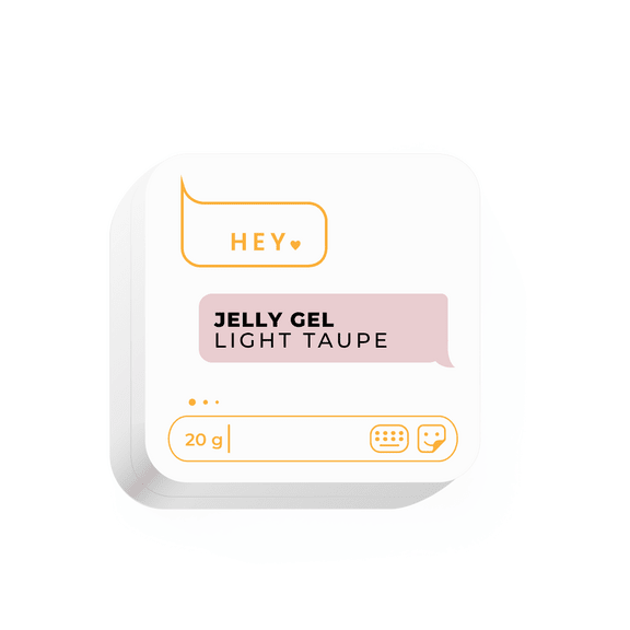 Jelly Gel Light Taupe 20g (Physical item) - Nail Artistry Melbourne | Professional Nail Supplies Melbourne