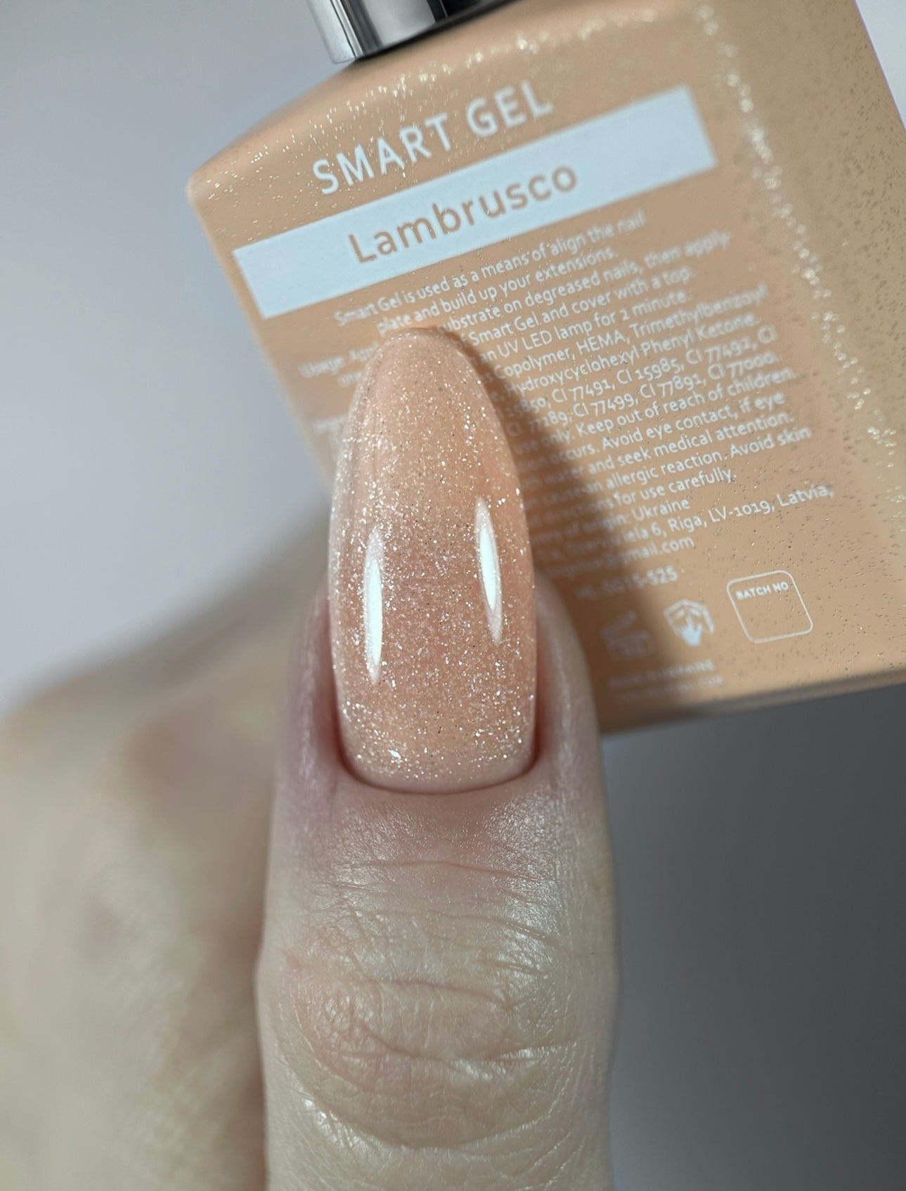 Lambrusco with Shimmer Smart Gel / Builder gel 15ml (Physical item) - Nail Artistry Melbourne | Professional Nail Supplies Melbourne