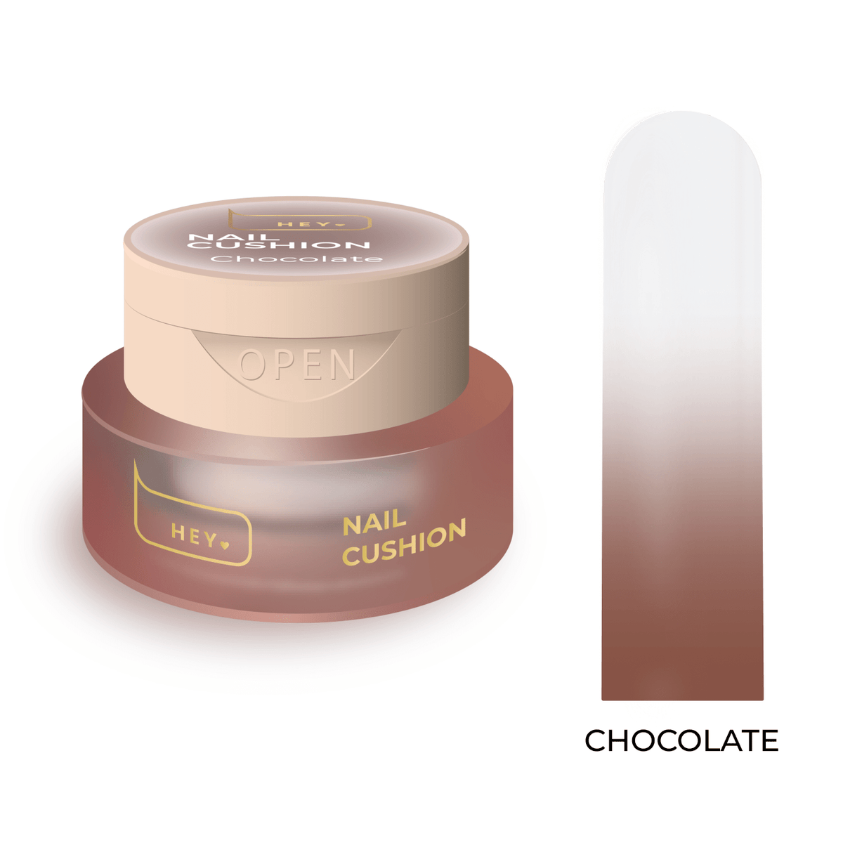 Nail Cushion “Chocolate ” — Ombré Gel Paint, 2 g (Physical item) - Nail Artistry Melbourne | Professional Nail Supplies Melbourne
