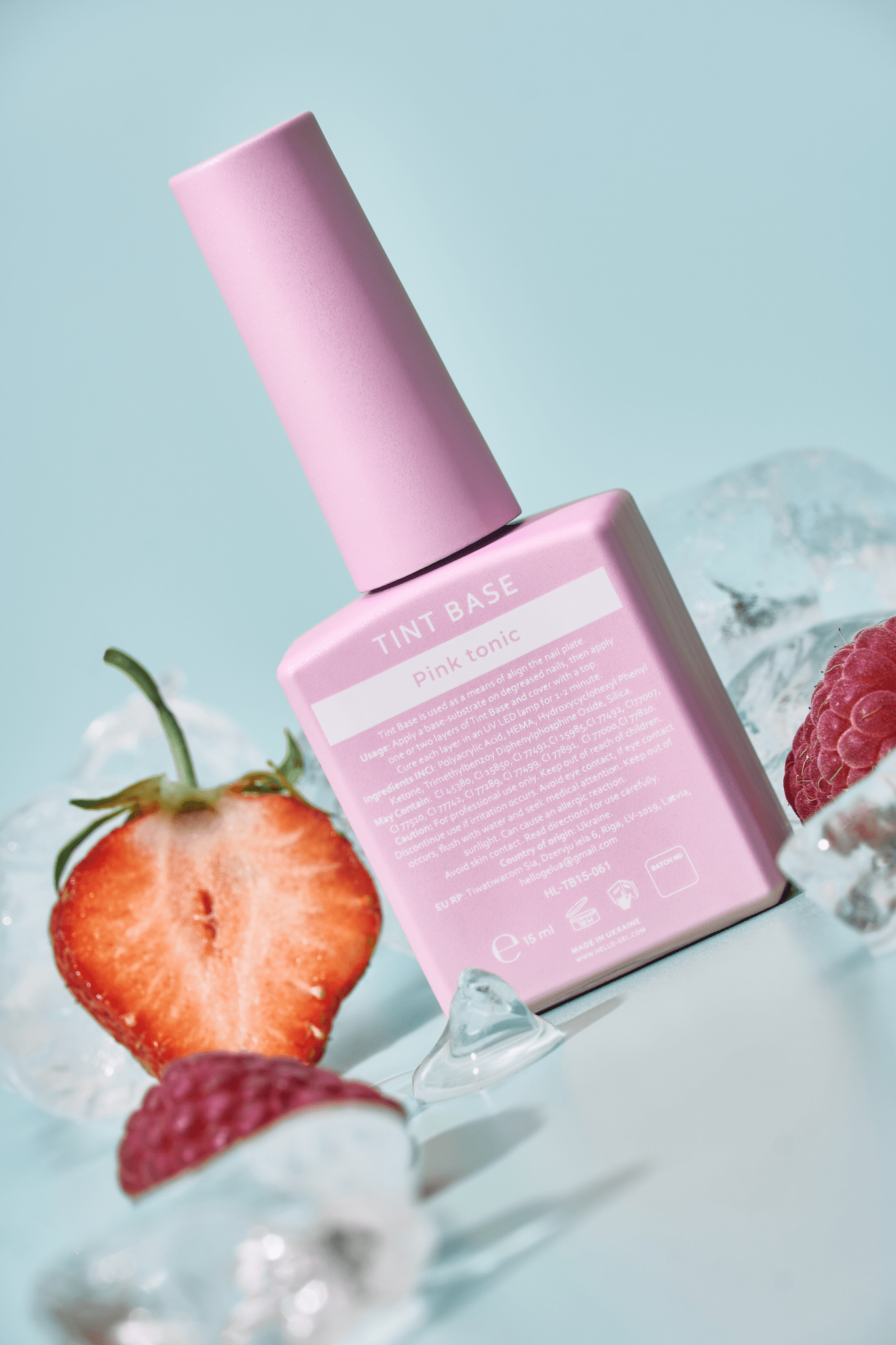 PINK TONIC Tinted Base with Shimmer 15ml (Physical item) - Nail Artistry Melbourne | Professional Nail Supplies Melbourne