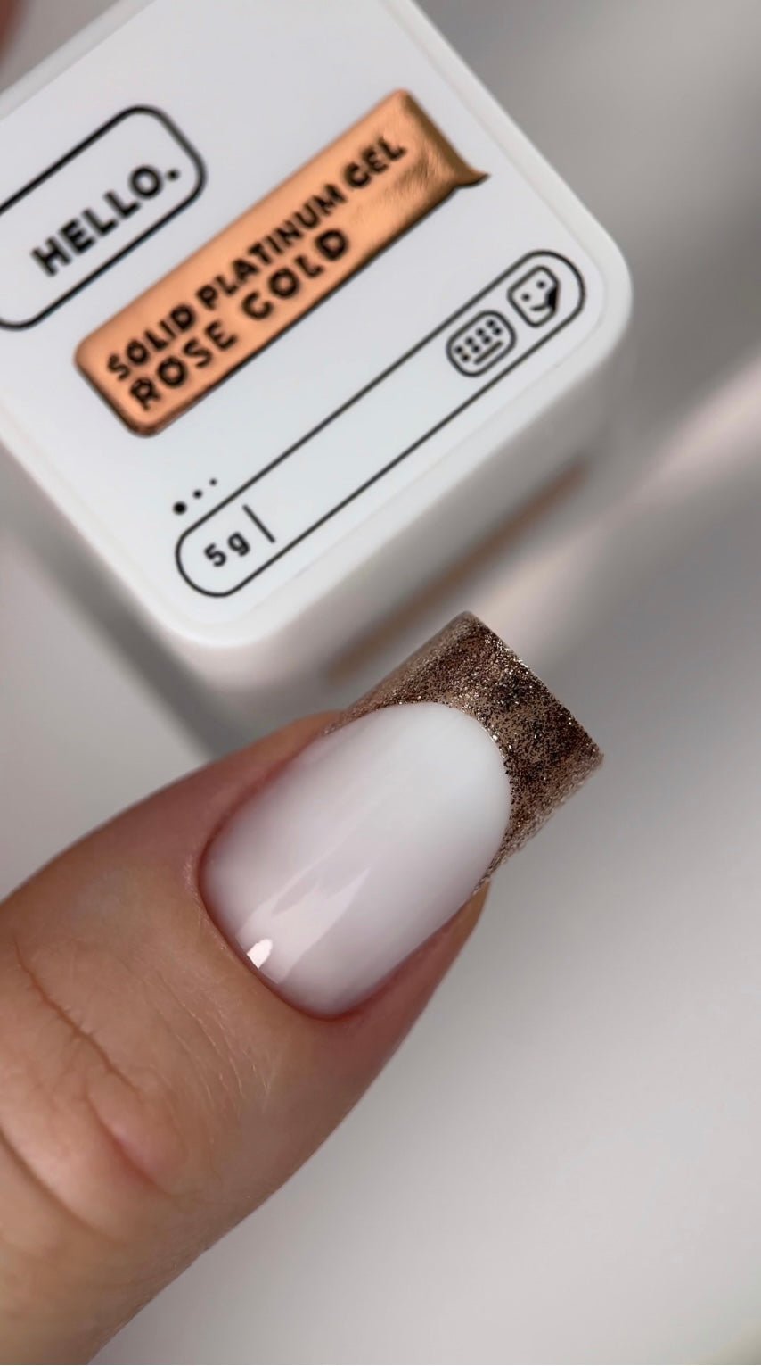 Rose Gold Platinum Gel Paint 5g (Physical item) - Nail Artistry Melbourne | Professional Nail Supplies Melbourne