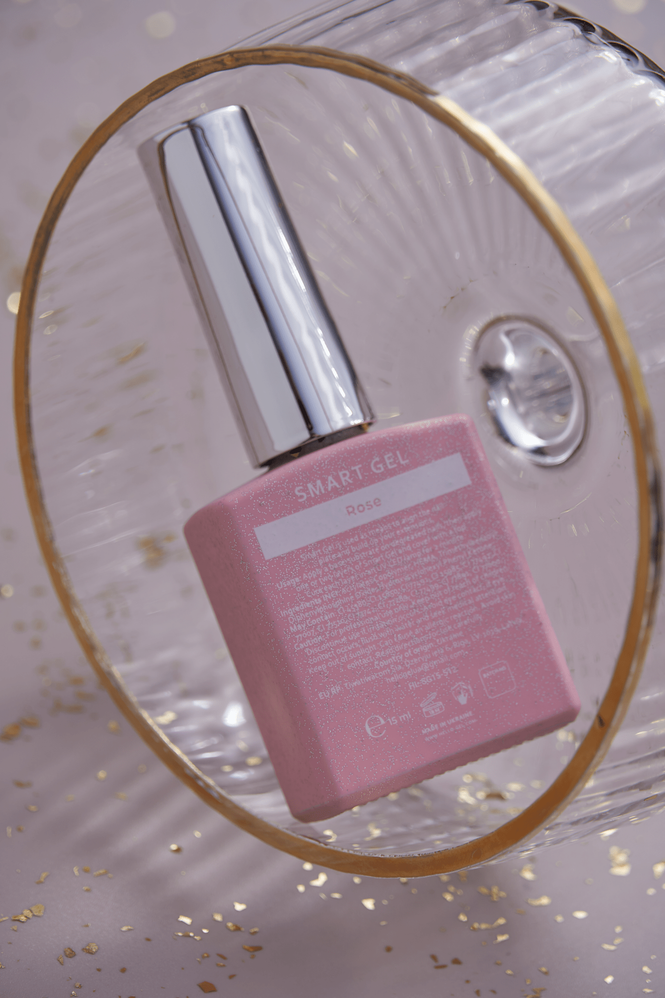 ROSE Smart Gel with Shimmer / Builder gel 15ml (Physical item) - Nail Artistry Melbourne | Professional Nail Supplies Melbourne