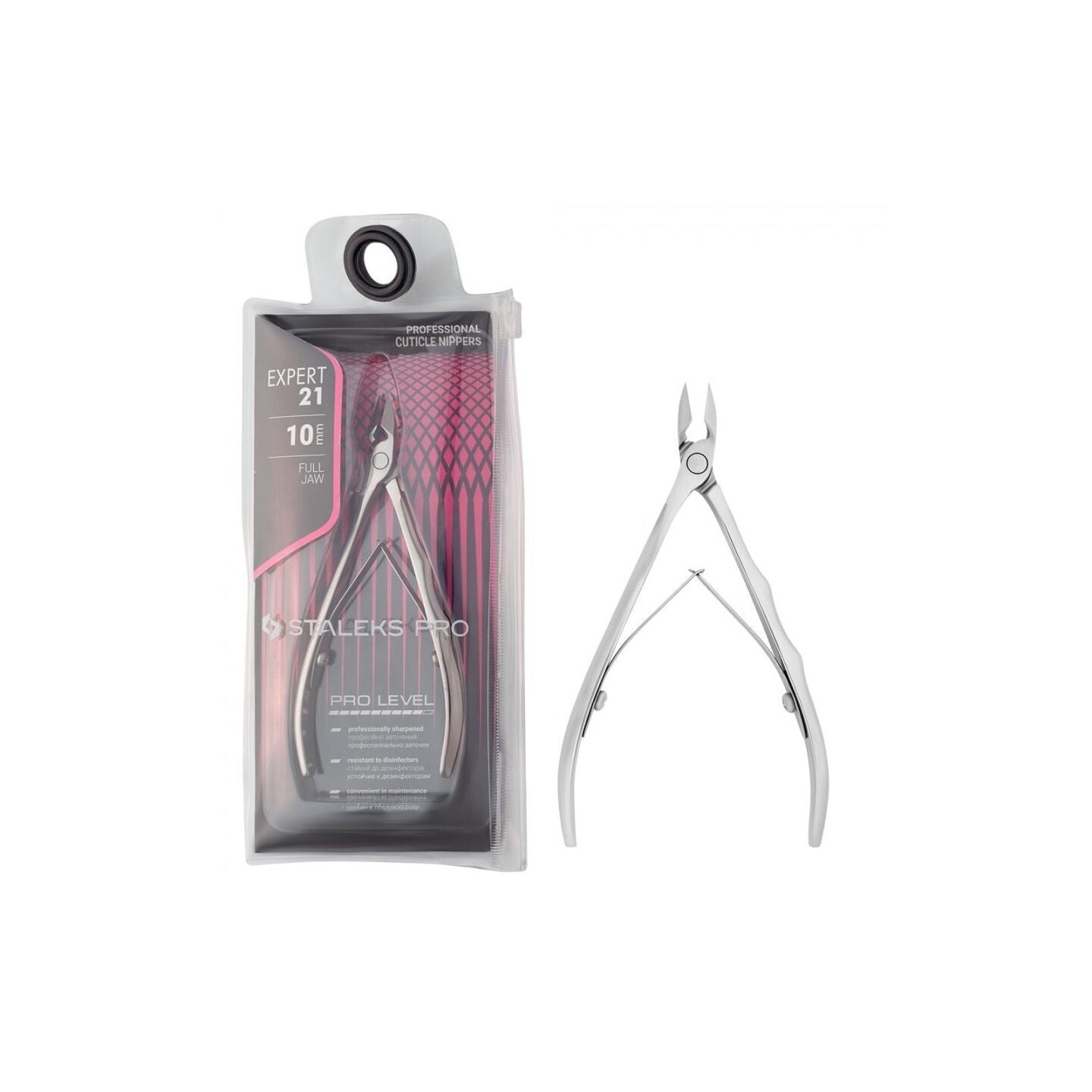 STALEKS Cuticle nippers Pro EXPERT 21 10 mm (Physical item) - Nail Artistry Melbourne | Professional Nail Supplies Melbourne