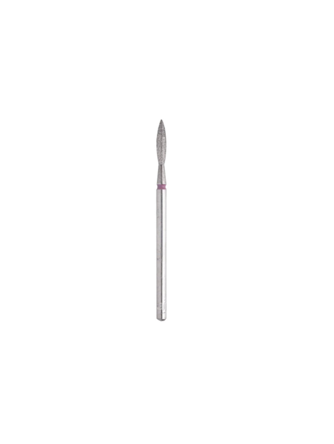 STALEKS Diamond Nail Drill Bit Flame Red 2.3mm 8mm Pointed (Physical item) - Nail Artistry Melbourne | Professional Nail Supplies Melbourne