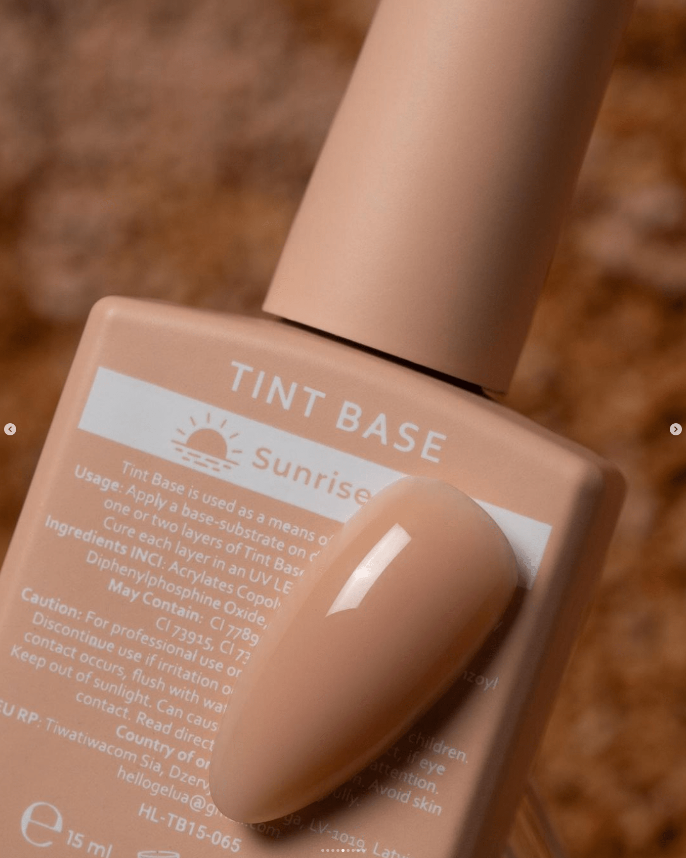 SUNRISE Tinted Base 15ml (Physical item) - Nail Artistry Melbourne | Professional Nail Supplies Melbourne