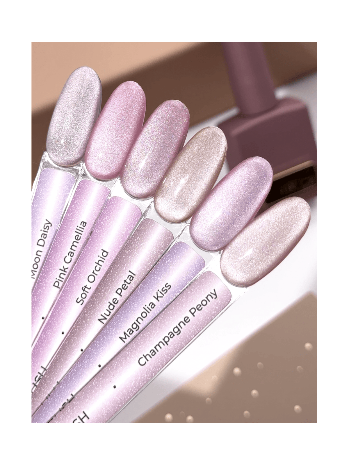 Veil Petal Cat Eye Gel polish Collection 6 colours (Physical item) - Nail Artistry Melbourne | Professional Nail Supplies Melbourne
