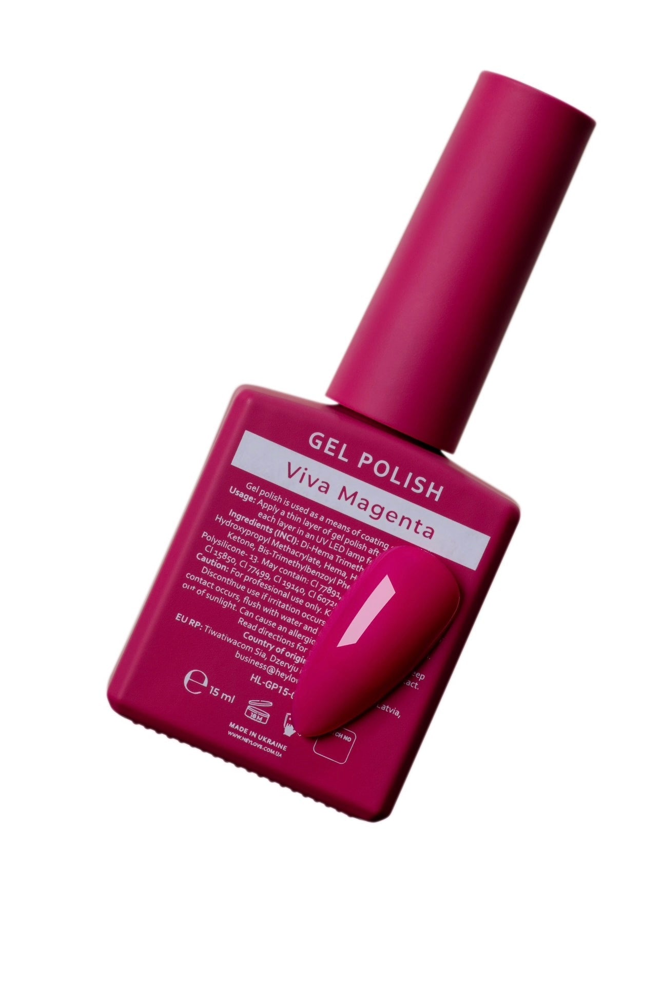 Viva Magenta Gel Polish 15ml (Physical item) - Nail Artistry Melbourne | Professional Nail Supplies Melbourne