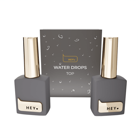 Water Drops Top Coat 2*15ml set (Physical item) - Nail Artistry Melbourne | Professional Nail Supplies Melbourne