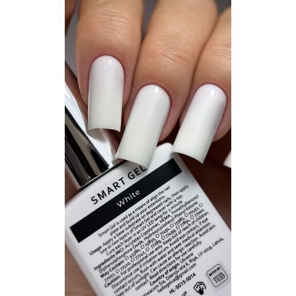 White Smart Gel / Builder gel 15ml (Physical item) - Nail Artistry Melbourne | Professional Nail Supplies Melbourne