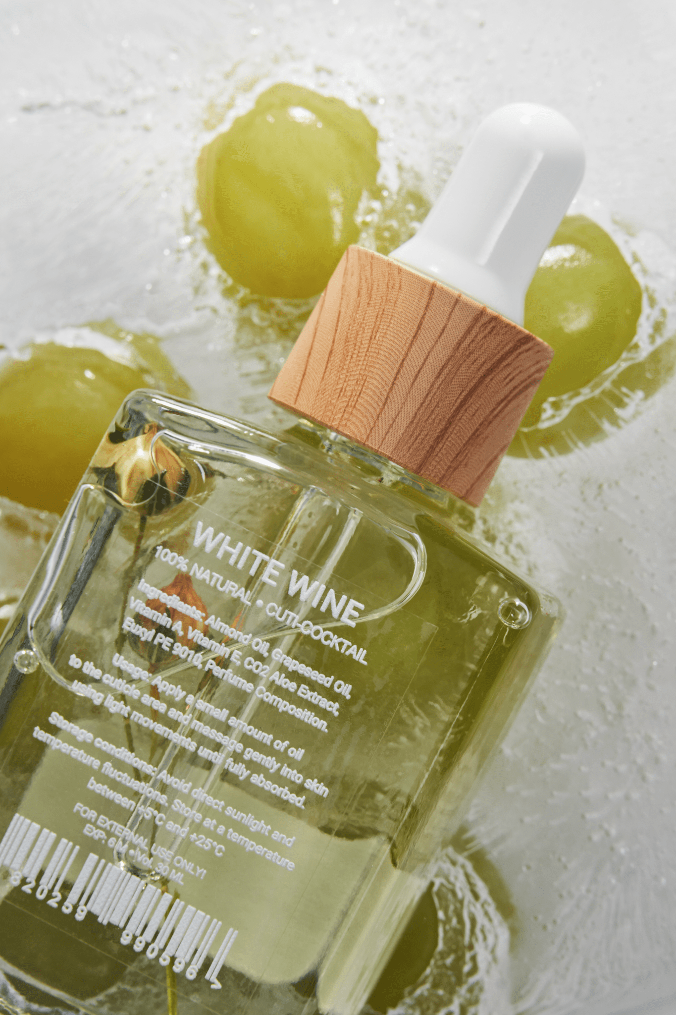 WHITE WINE Cuticle Oil 30ml (Physical item) - Nail Artistry Melbourne | Professional Nail Supplies Melbourne