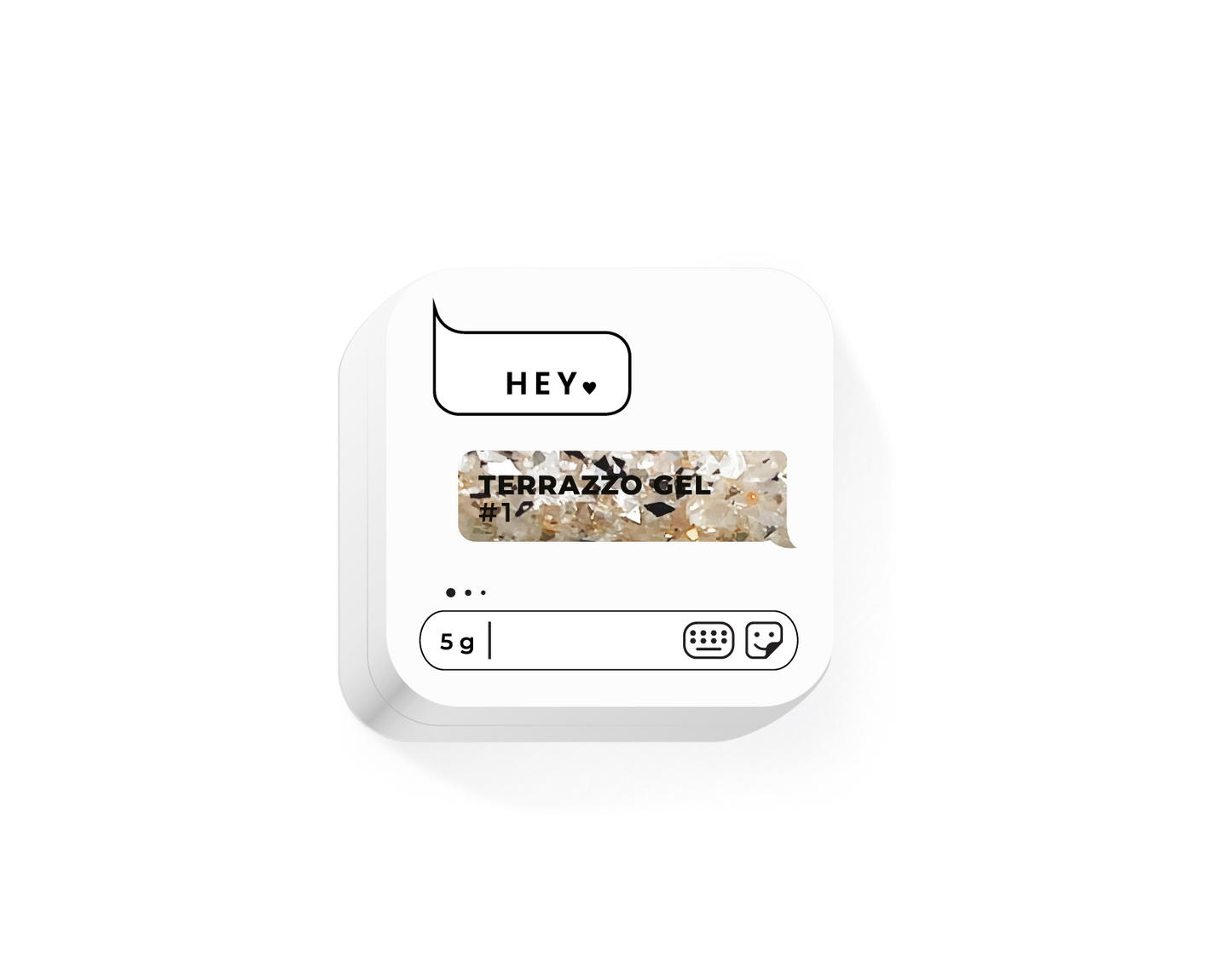 TERRAZZO GEL, #1, 5gm for Design