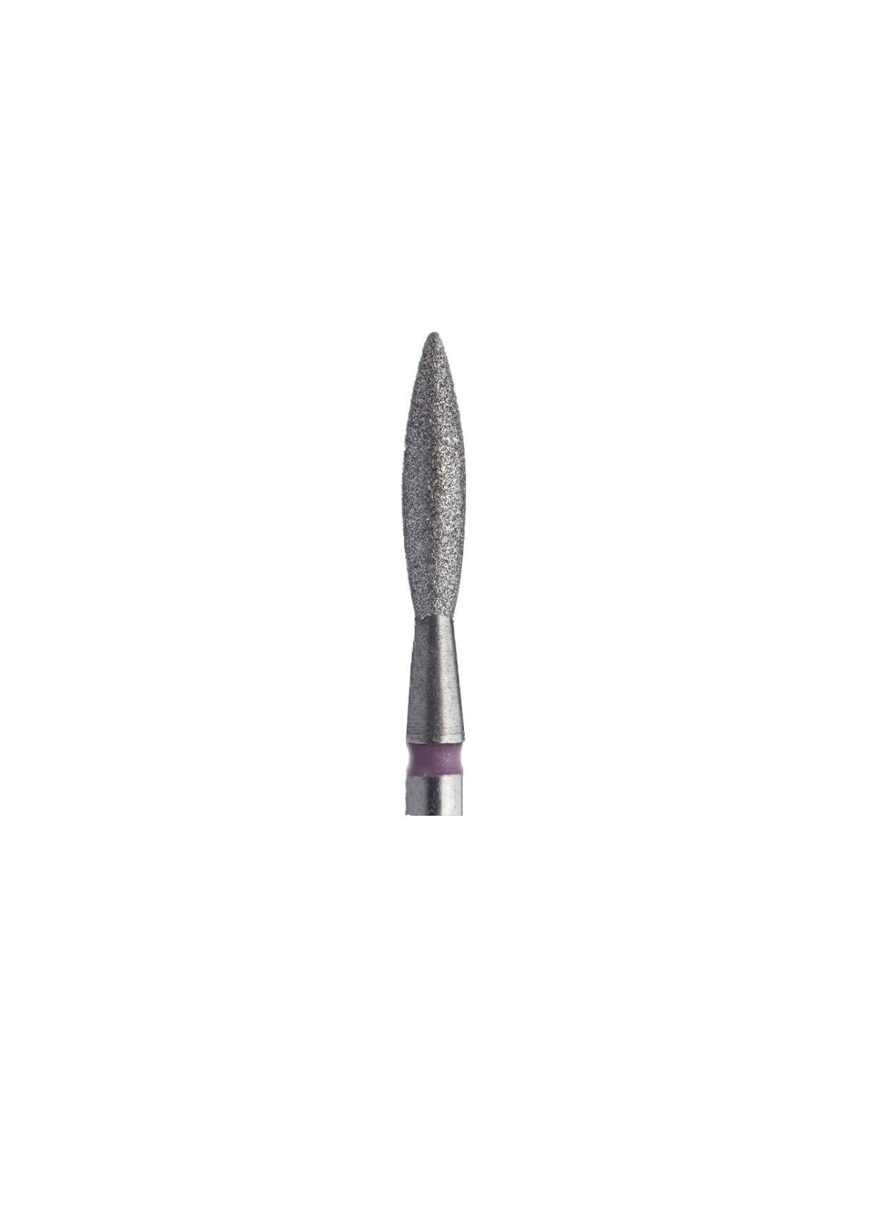 STALEKS Diamond Nail Drill Bit Flame Red 2.3mm 8mm Pointed