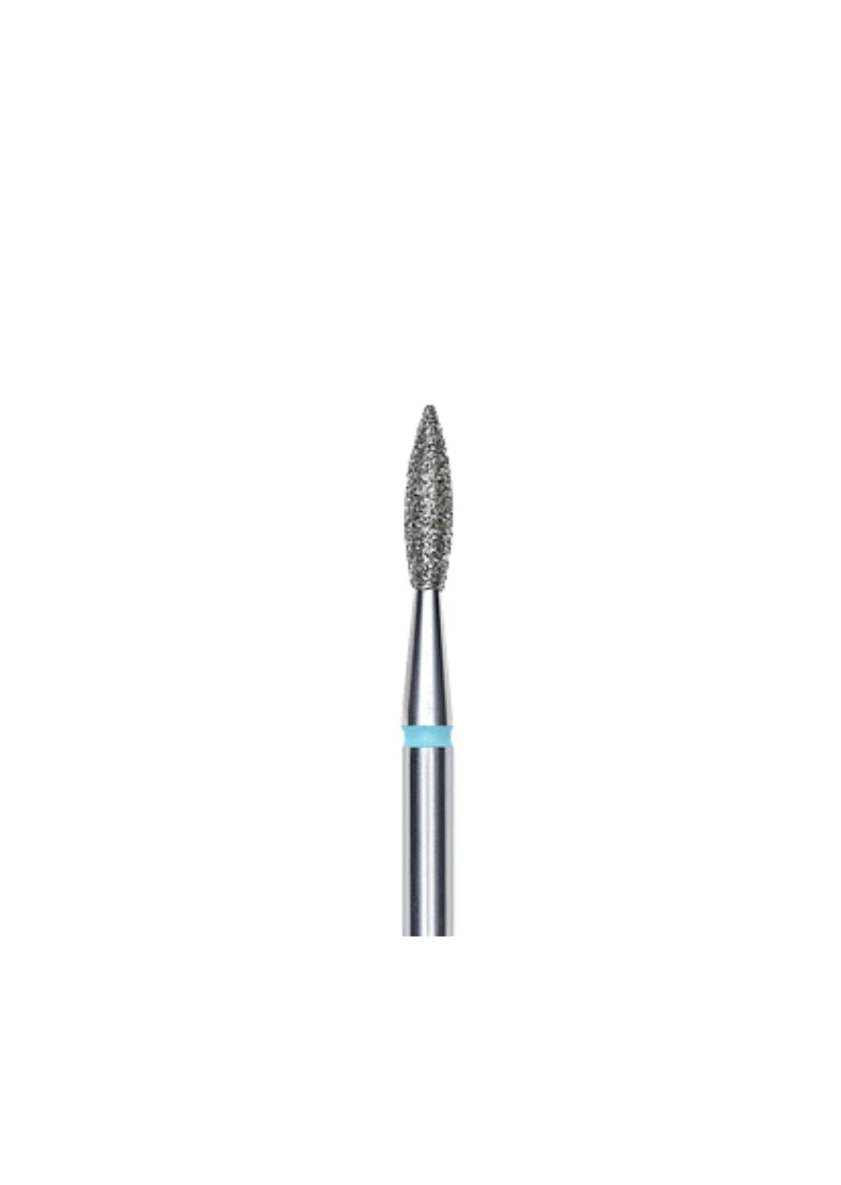 STALEKS Diamond Nail Drill Bit Flame Blue 2.1mm 8mm Pointed