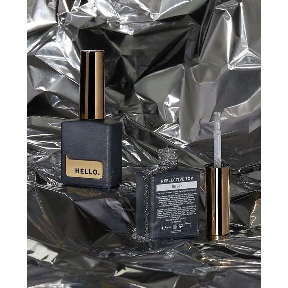 Reflective Silver Top Coat 15ml