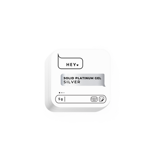 Silver Platinum Gel Paint 5g