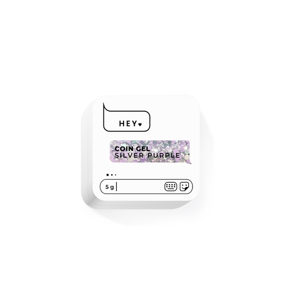 Coin Gel, Silver Purple 5g