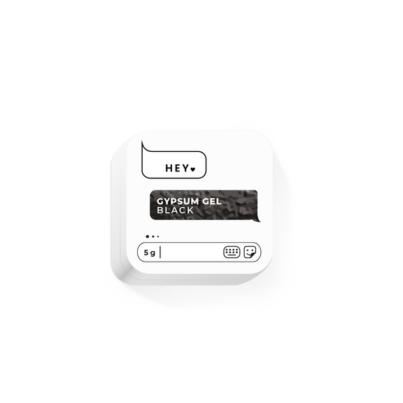 Black Gypsum Gel 5g Gel for Designs