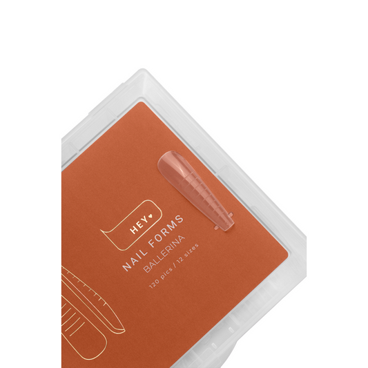 Top Nail Forms Ballerina 120 Pieces for Extensions