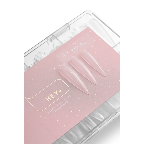 Gel Tips STILETTO XL 500p