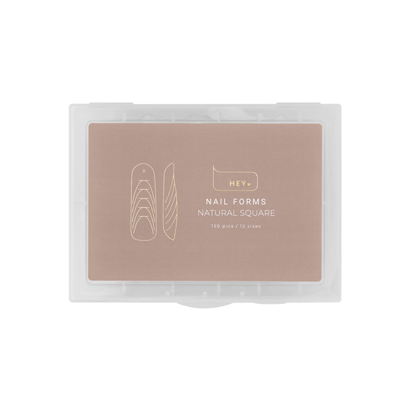 Top Nail forms Natural Square 120 pieces for Extensions