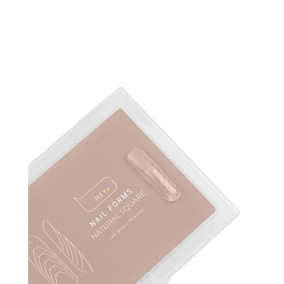 Top Nail forms Natural Square 120 pieces for Extensions