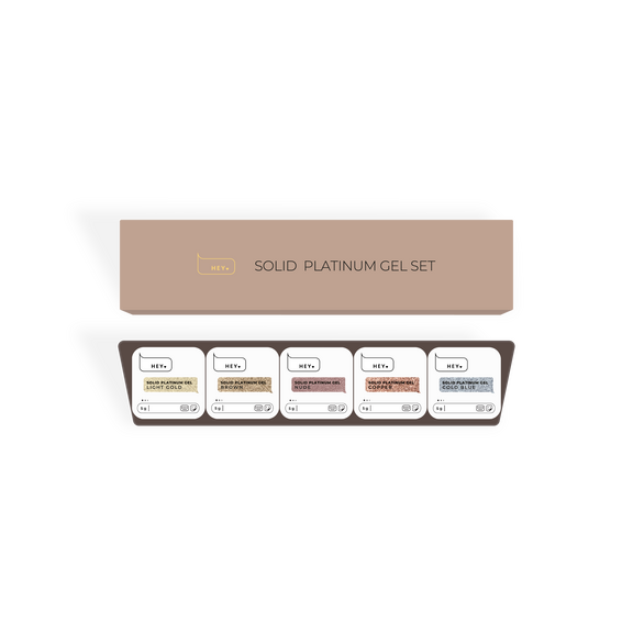Solid Gel Set of 5 gel paints part 2, 5*5g