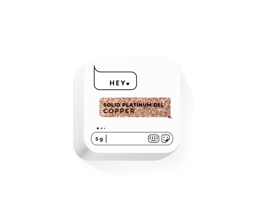 Solid Platinum Gel COPPER 5g