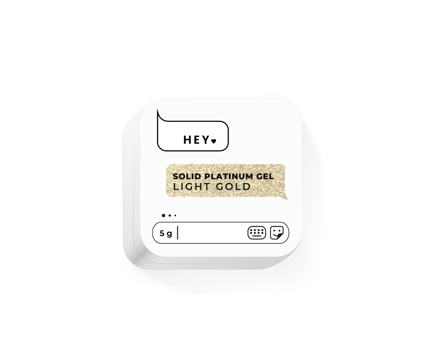 Solid Platinum Gel LIGHT GOLD 5g