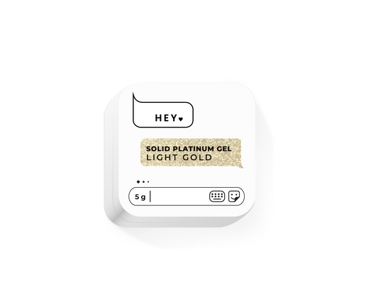 Solid Platinum Gel LIGHT GOLD 5g