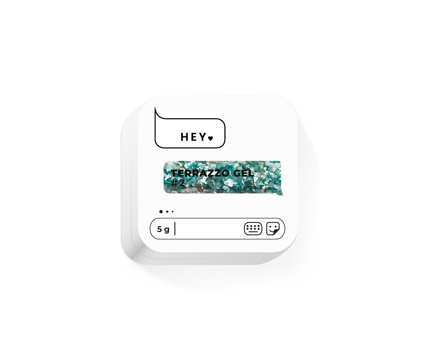 TERRAZZO GEL, #2, 5g for design