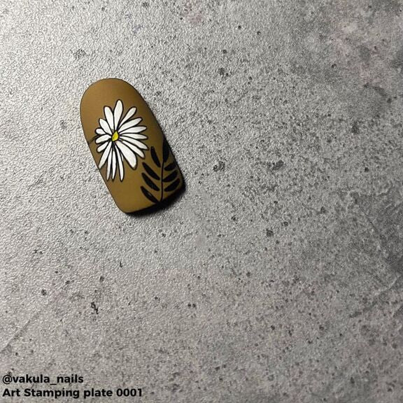 ART STAMPING STAMPING PLATE 0001 BY VAKULA