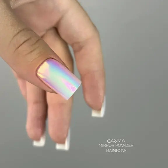 MIRROR POWDER #007, RAINBOW, 0.3 g, RAINBOW RUB-IN PIGMENT GA&MA