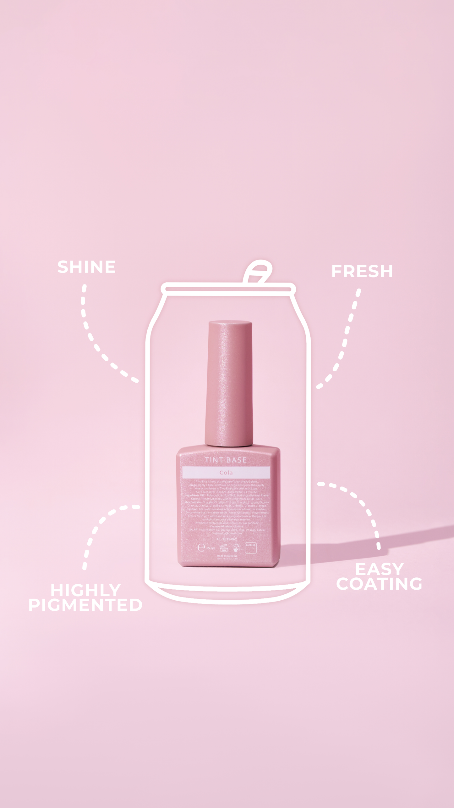 COLA Tinted Base with Shimmer 15ml