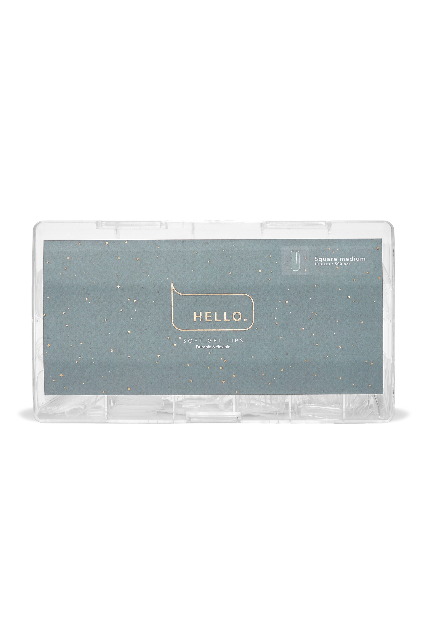 Gel Tips SQUARE MEDIUM 500p