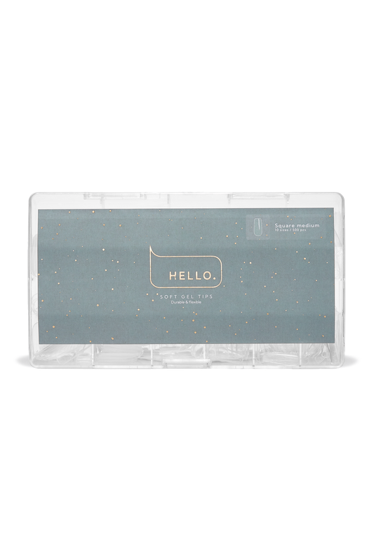 Gel Tips SQUARE MEDIUM 500p