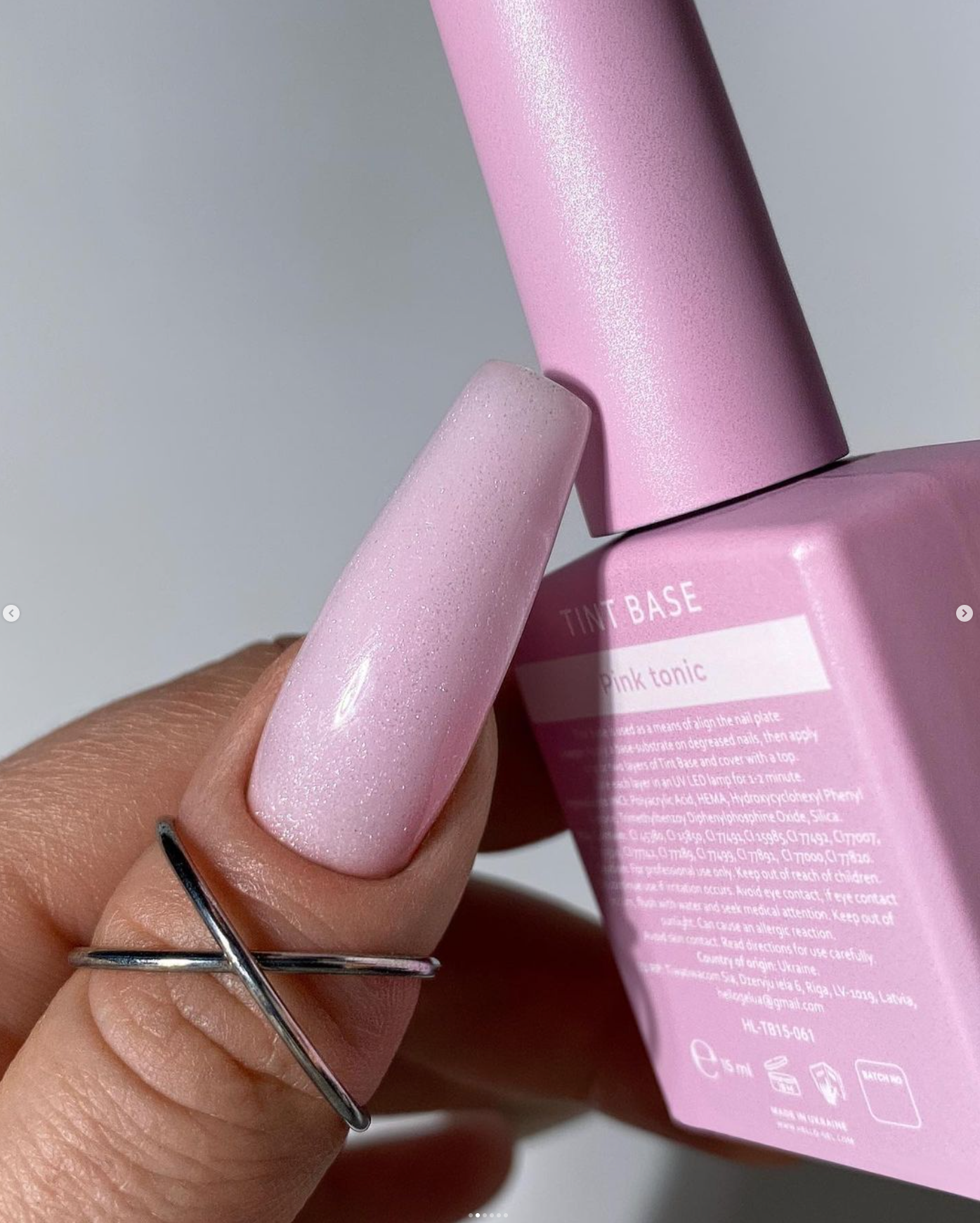 PINK TONIC Tinted Base with Shimmer  15ml