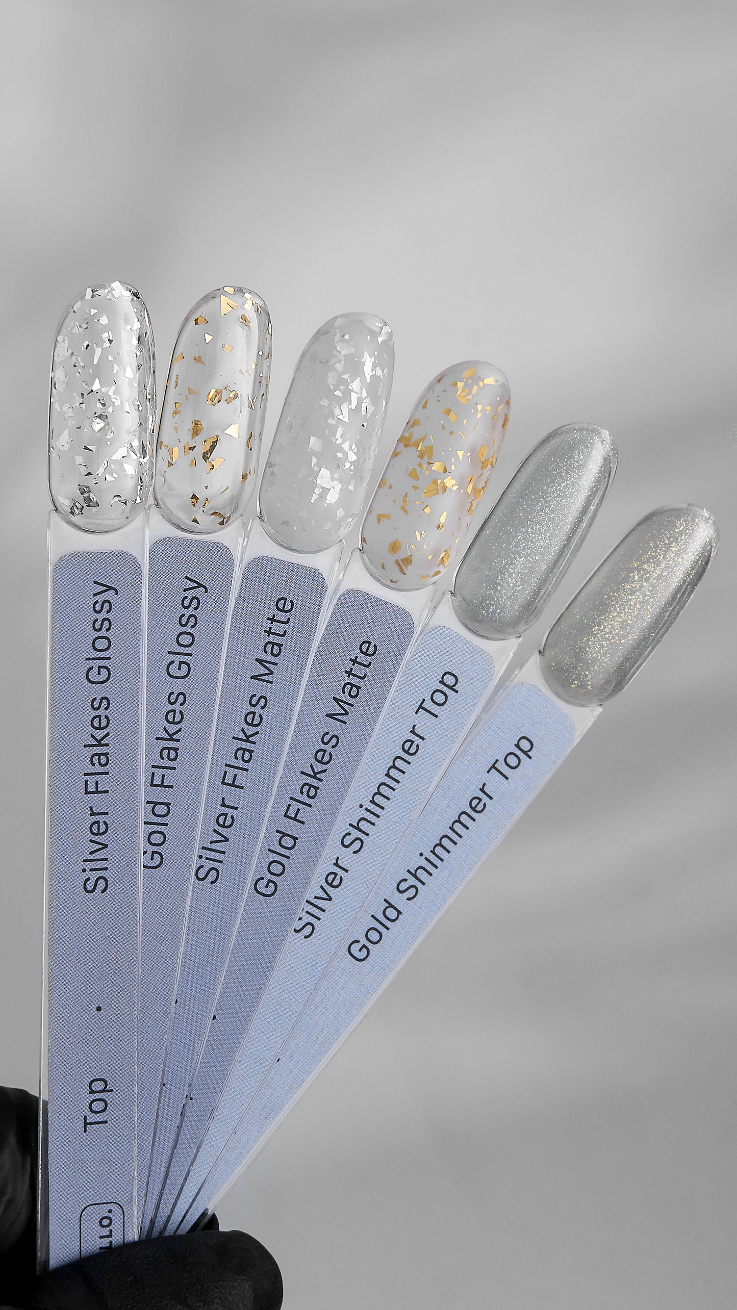 SILVER Flakes Glossy Top 15ml