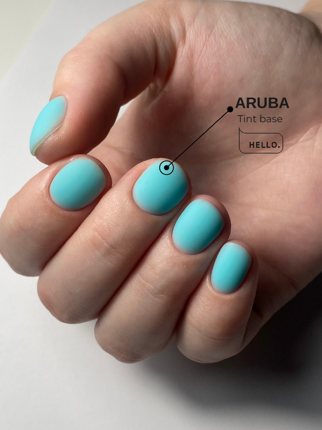 ARUBA Tinted Base 15ml (Physical item) - Nail Artistry Melbourne | Professional Nail Supplies Melbourne