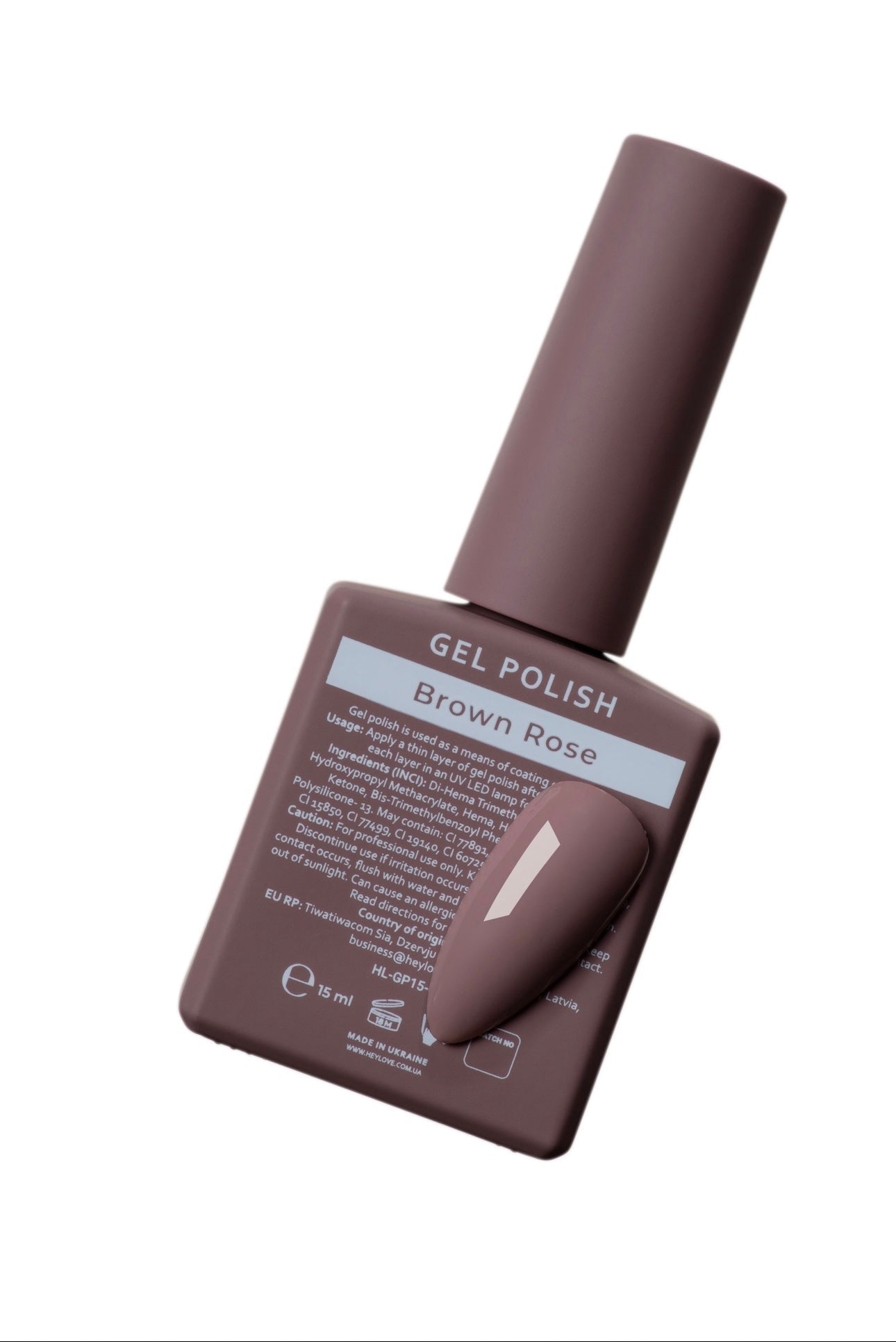 Brown Rose Gel Polish 15ml (Physical item) - Nail Artistry Melbourne | Professional Nail Supplies Melbourne