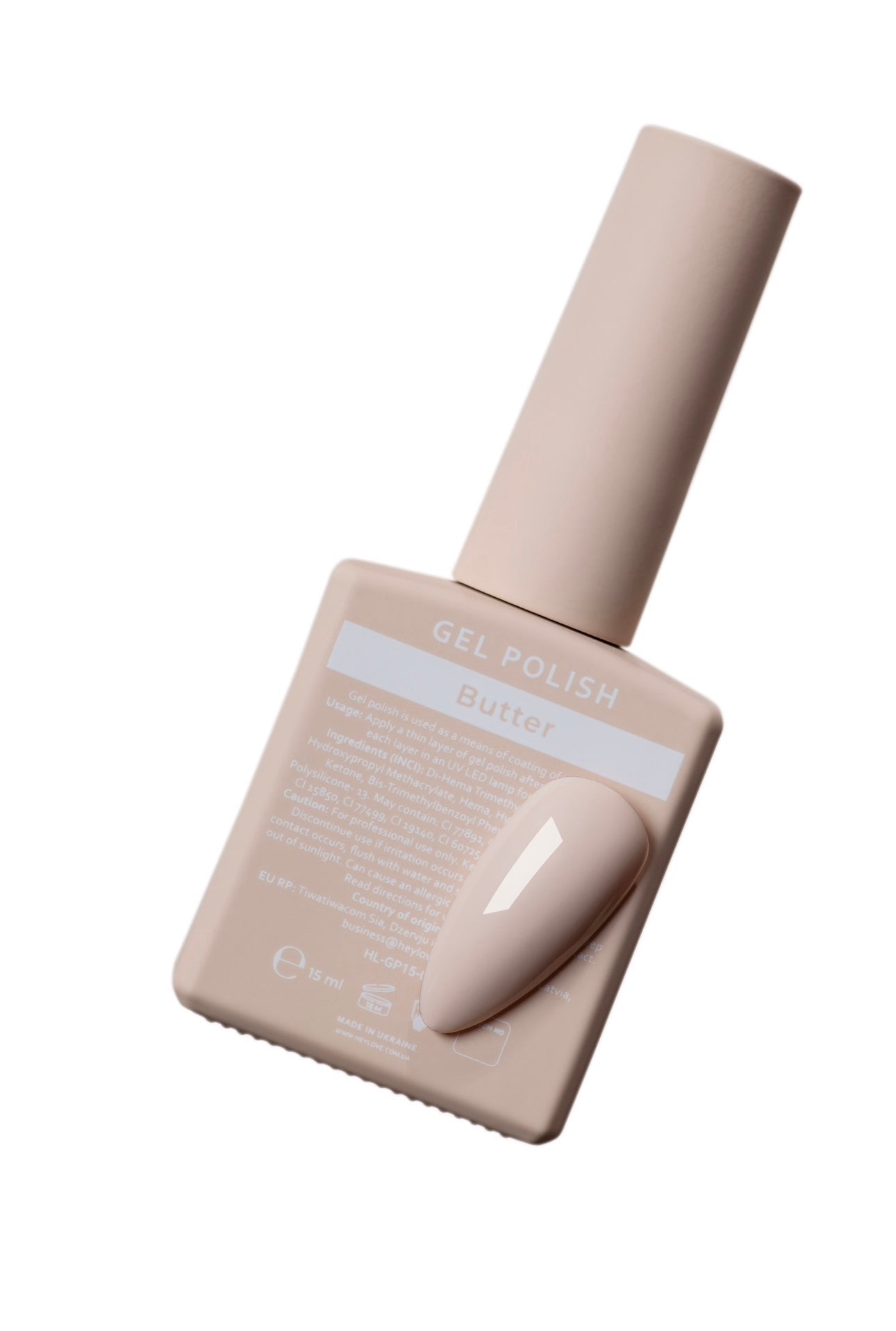 Butter Gel Polish 15ml (Physical item) - Nail Artistry Melbourne | Professional Nail Supplies Melbourne