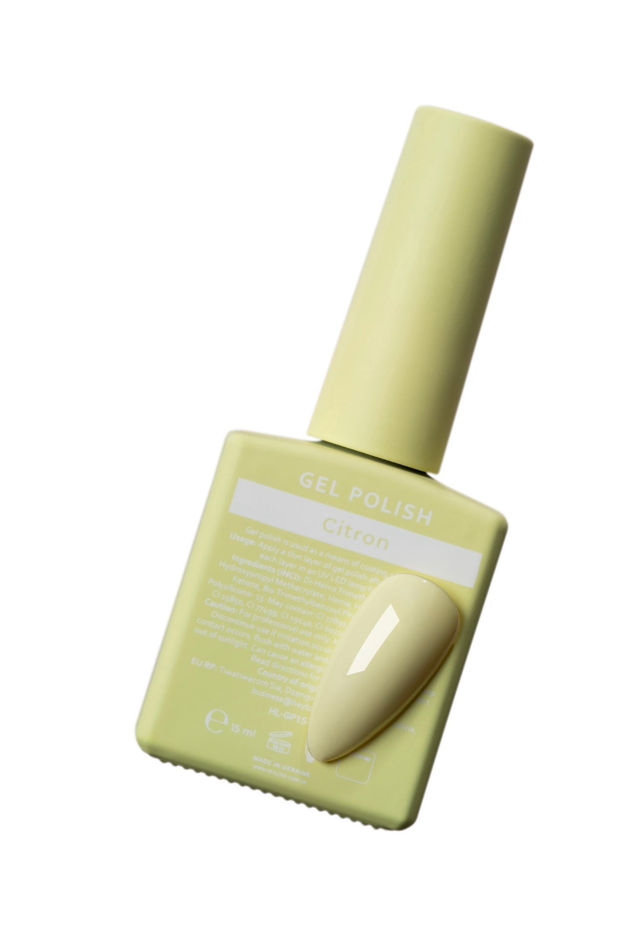 Citron Gel Polish 15ml (Physical item) - Nail Artistry Melbourne | Professional Nail Supplies Melbourne